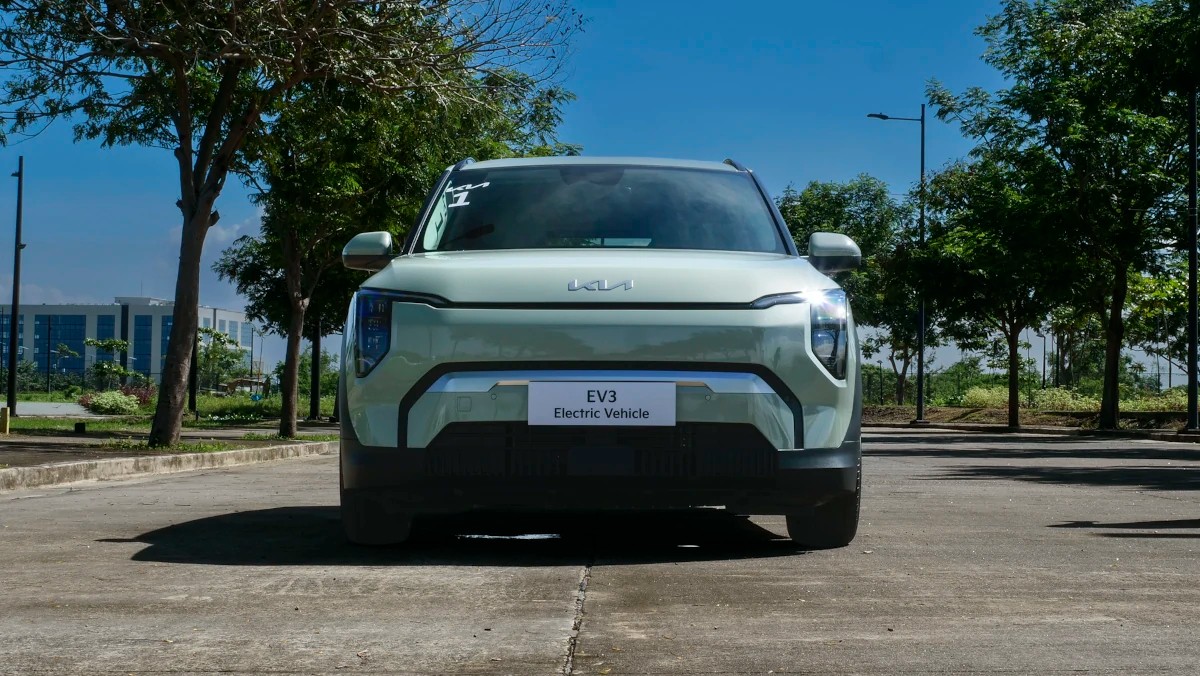 Xe điện đô thị Kia EV3 2027 ra mắt Philippines, giá quy đổi khoảng 786 triệu đồng Phần đầu của Kia EV3 2027