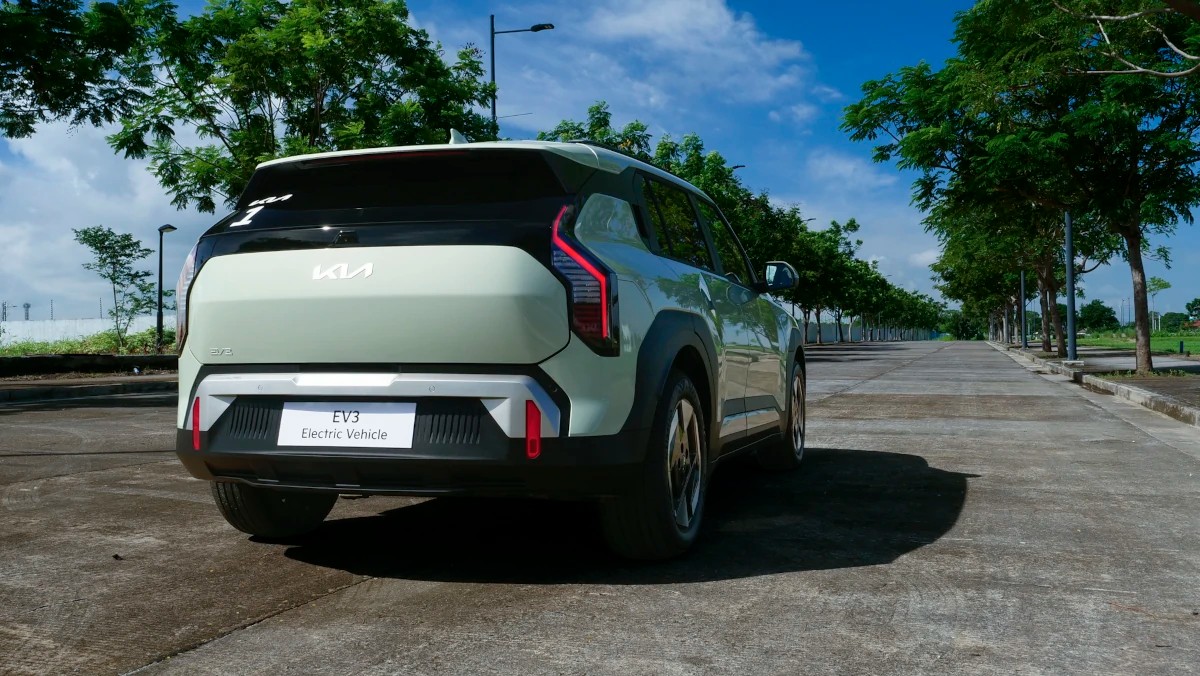 Xe điện đô thị Kia EV3 2027 ra mắt Philippines, giá quy đổi khoảng 786 triệu đồng Phía sau của Kia EV3 2027