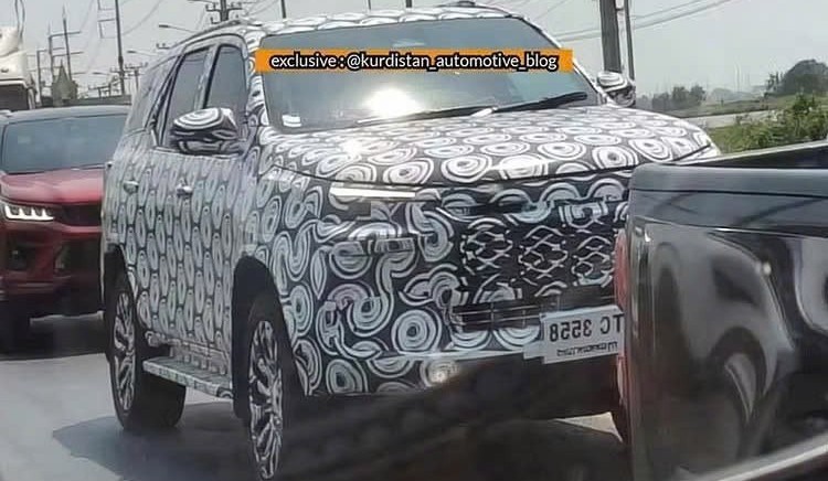 Toyota Fortuner 2027 chạy thử tại Thái Lan