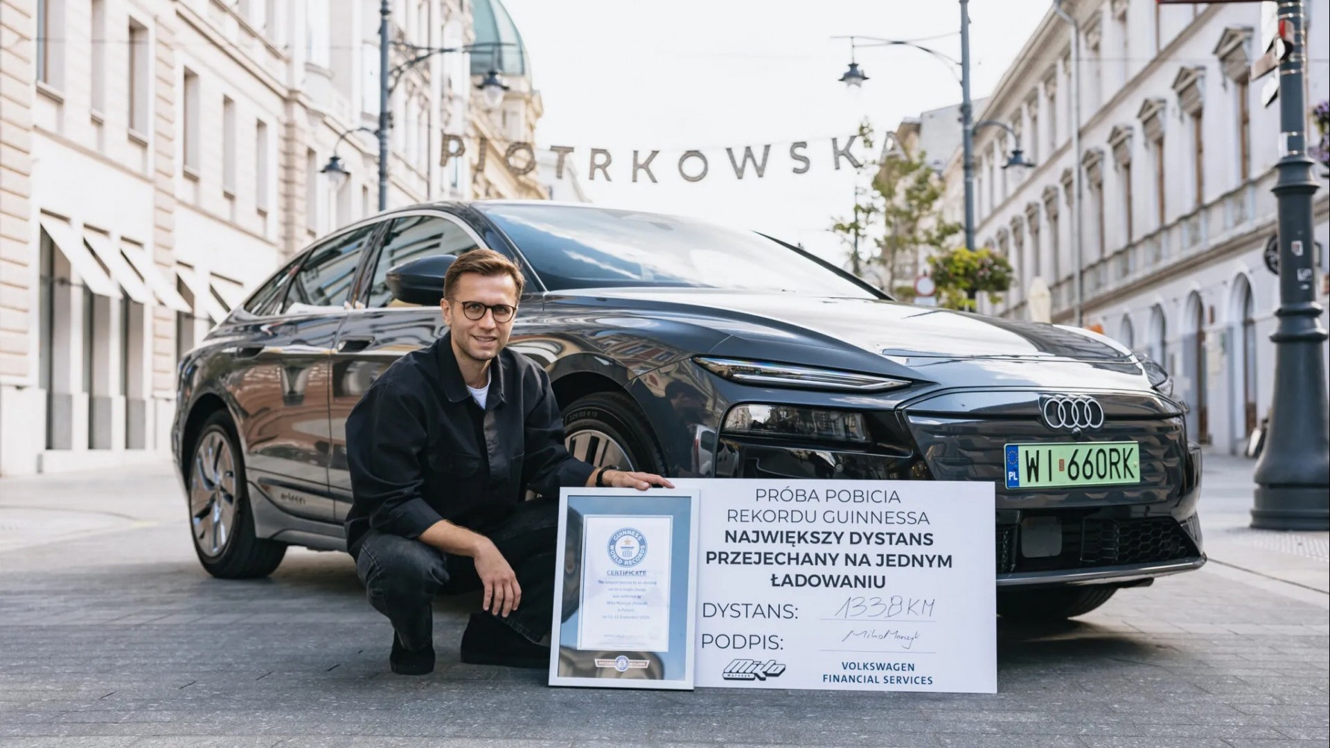 Chiếc xe điện Audi này vừa lập kỷ lục Guinness đi 1.338 km chỉ bằng một lần sạc pin