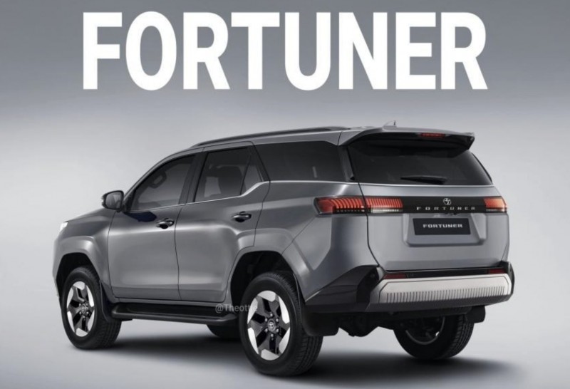 Toyota Fortuner thế hệ mới có ngoại hình mạnh mẽ