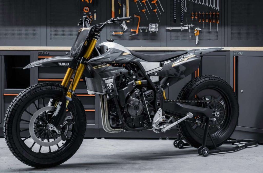 Yamaha Ténéré 700 giảm 47 kg khi chuyển sang phong cách flat track