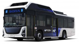 Toyota giới thiệu xe buýt chạy bằng hydro thế hệ mới, phạm vi hoạt động hơn 300 km