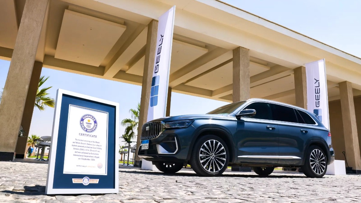 Geely Monjaro EM-i thiết lập Kỷ lục Guinness Thế giới mới tại Sa mạc Sahara, Ai Cập