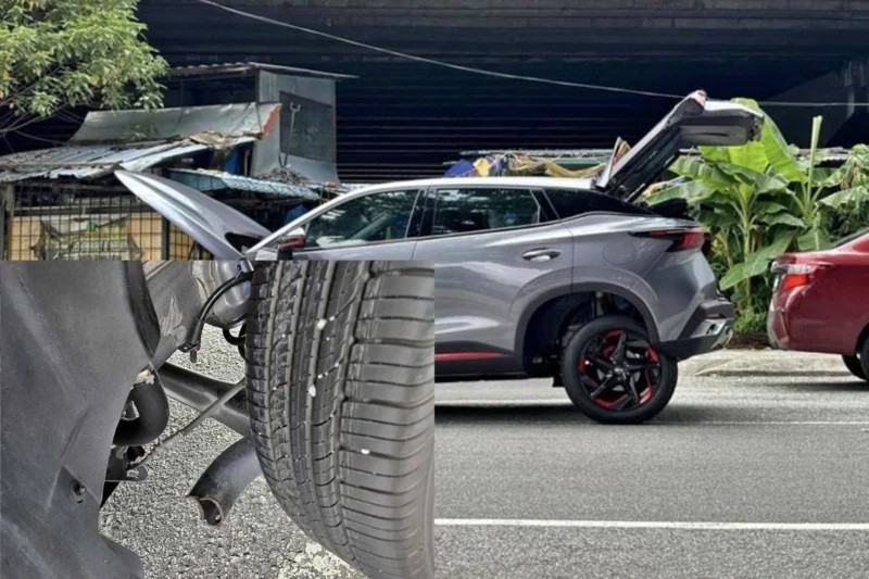 Omoda C5 đứt rời cầu sau tại Malaysia, xe bán ở Việt Nam có đáng lo? Hình ảnh chiếc Chery Omoda 5 gặp lỗi tương tự vào tháng 4/2024
