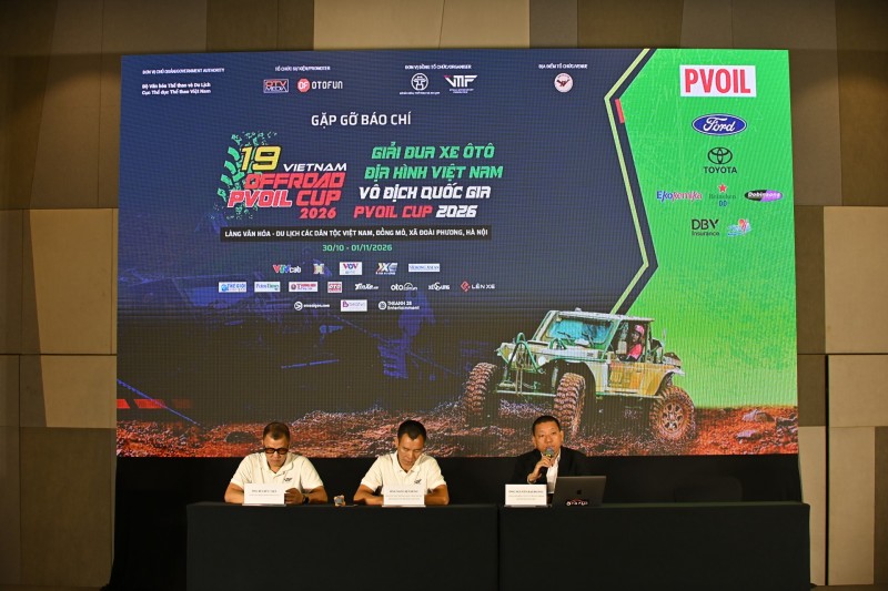 Gặp gỡ báo chí công bố Giải Đua xe Ô tô Địa hình Việt Nam Vô địch Quốc gia PVOIL Cup 2026 Gặp gỡ báo chí công bố Giải Đua xe Ô tô Địa hình Việt Nam Vô địch Quốc gia PVOIL Cup 2026