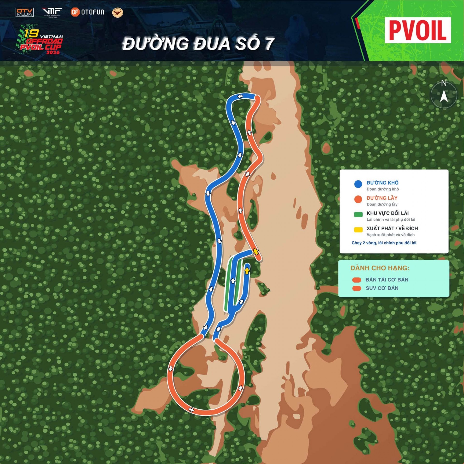 Khám phá chi tiết các đường đua tại PVOIL VOC 2026
