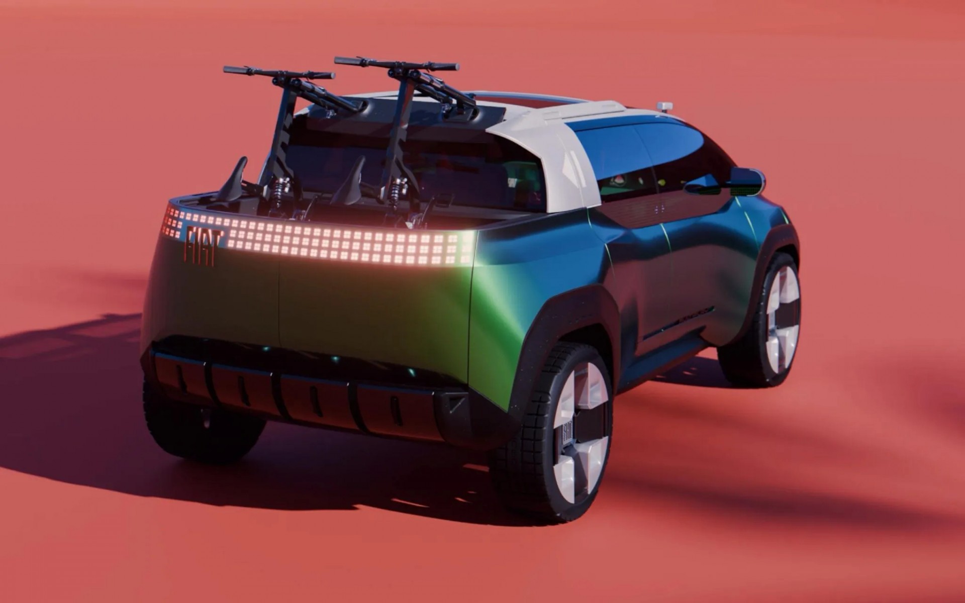 Đây là Fiat Multiplay, mẫu xe concept có chức năng của MPV, SUV và cả bán tải
