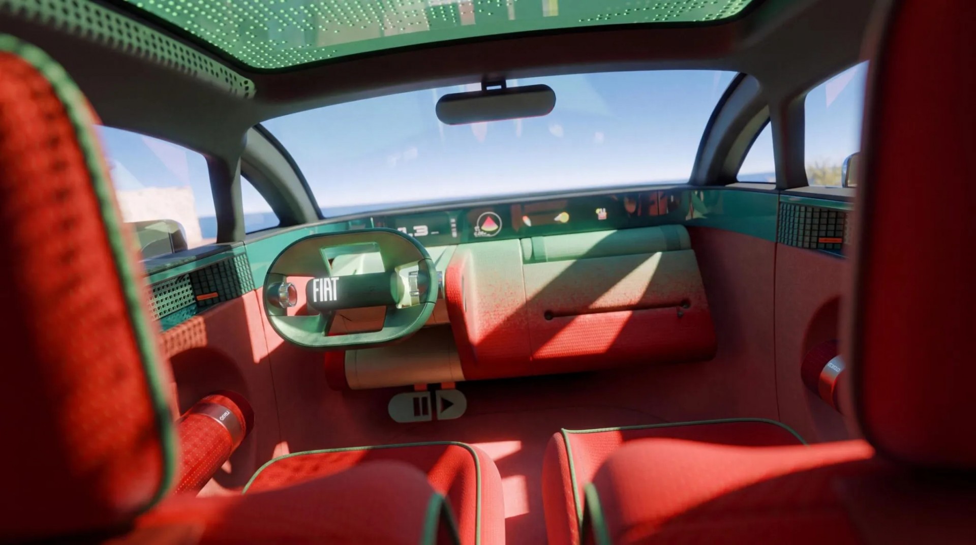 Đây là Fiat Multiplay, mẫu xe concept có chức năng của MPV, SUV và cả bán tải