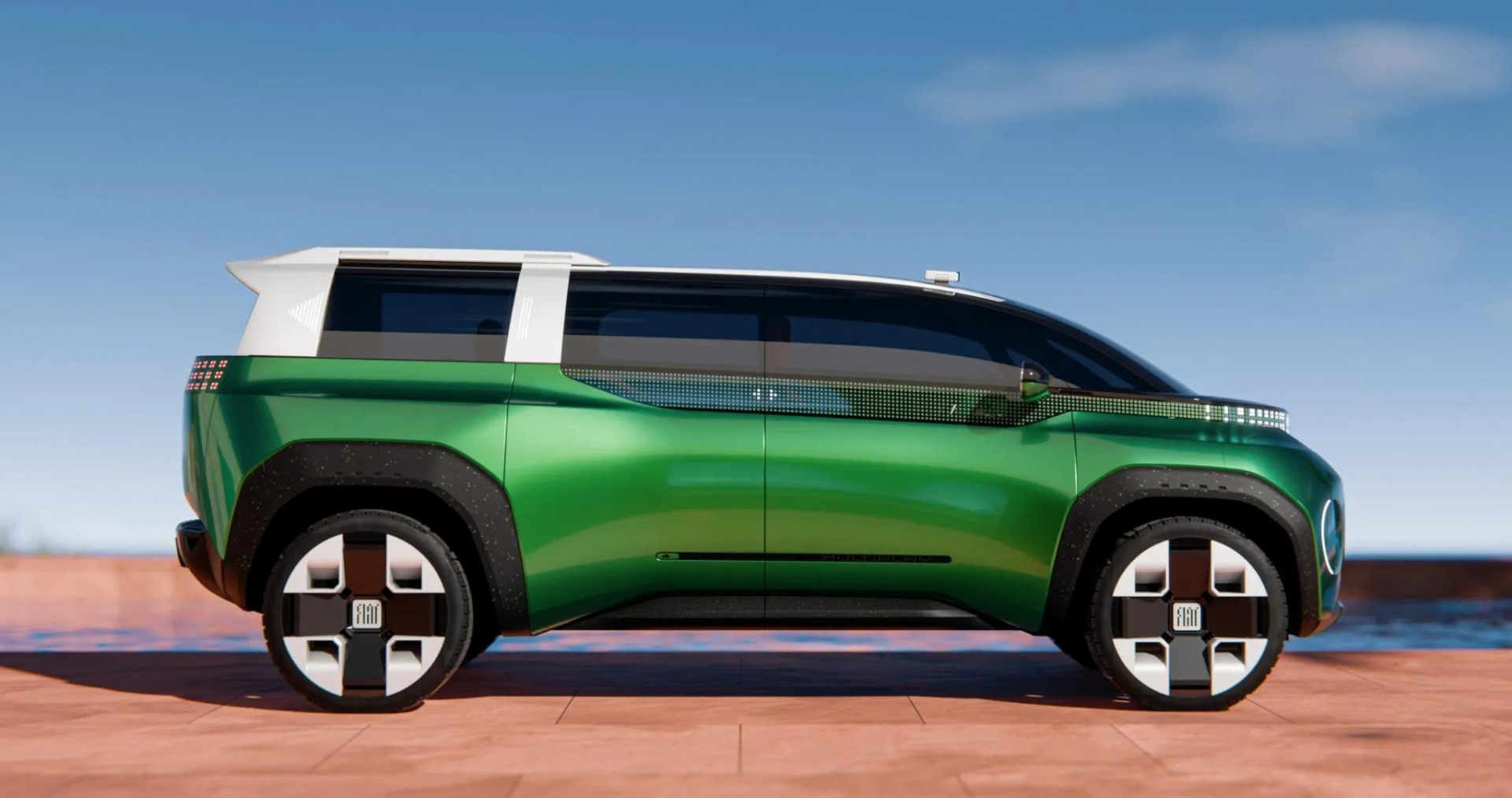 Đây là Fiat Multiplay, mẫu xe concept có chức năng của MPV, SUV và cả bán tải