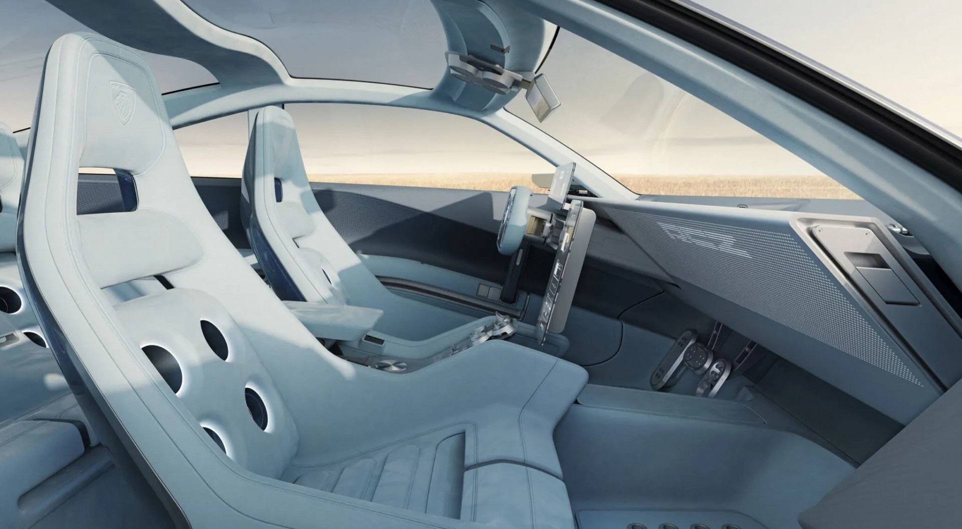 Peugeot RCZ Vision trình làng, kiểu dáng coupe điện 500 mã lực với pin thể rắn