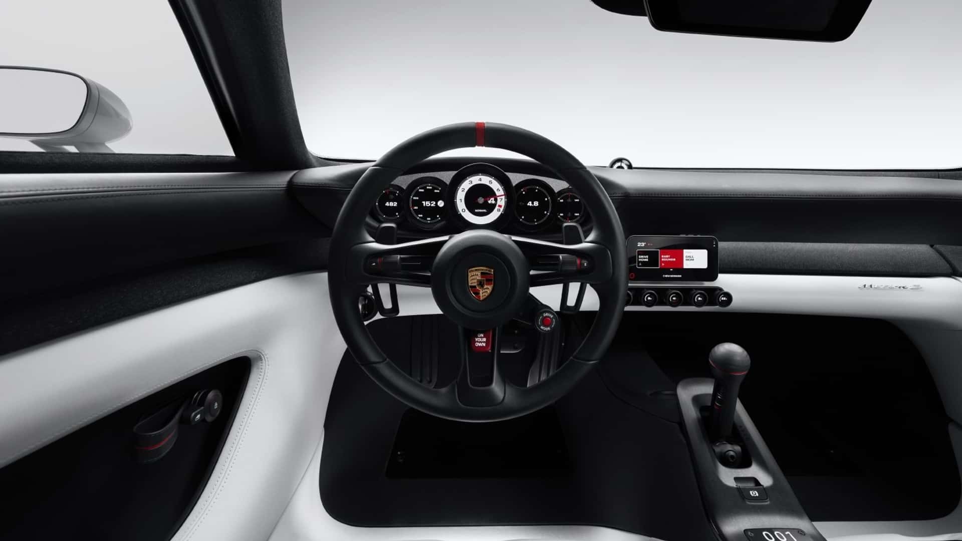 Porsche Mission S trình làng, hé lộ dòng siêu xe mới cao cấp hơn 911 Nội thất của Porsche Mission S