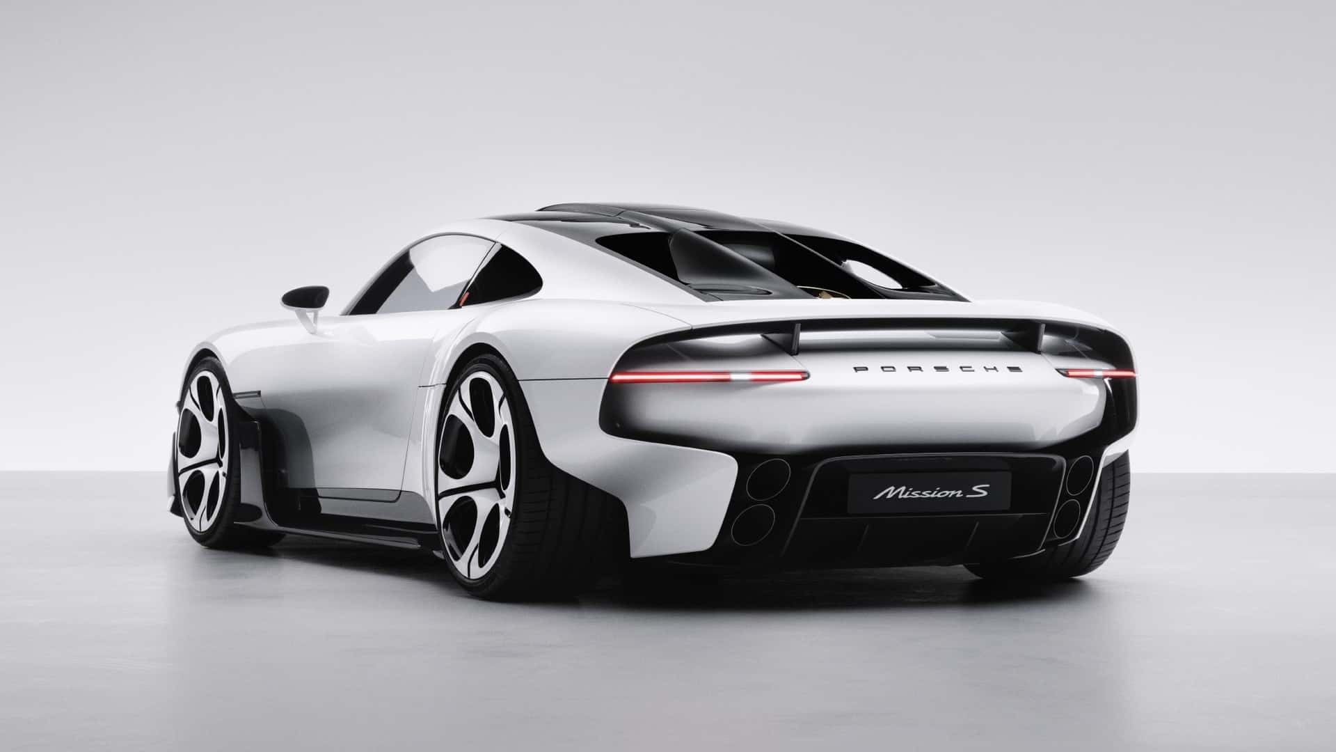 Porsche Mission S trình làng, hé lộ dòng siêu xe mới cao cấp hơn 911 Phía sau của Porsche Mission S