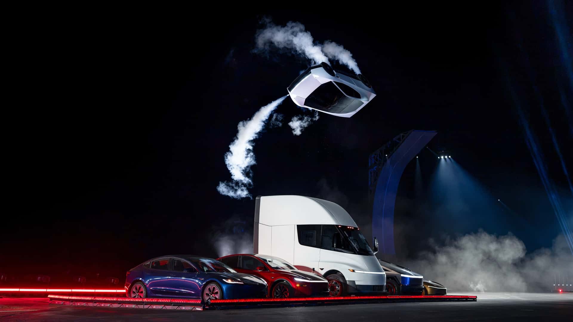 Tesla Roadster mới hé lộ công suất mạnh 1.341 mã lực, mục tiêu tốc độ trên 530 km/h Tesla Roadster mới trình diễn khả năng nhào lộn trên không nhờ các bộ đẩy