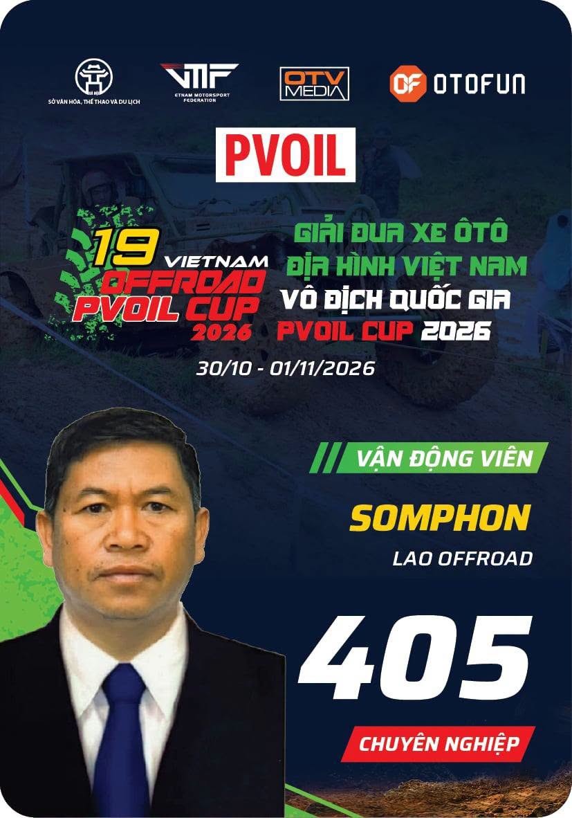 PVOIL VOC 2026: Dàn vận động viên Hạng Chuyên nghiệp lộ diện