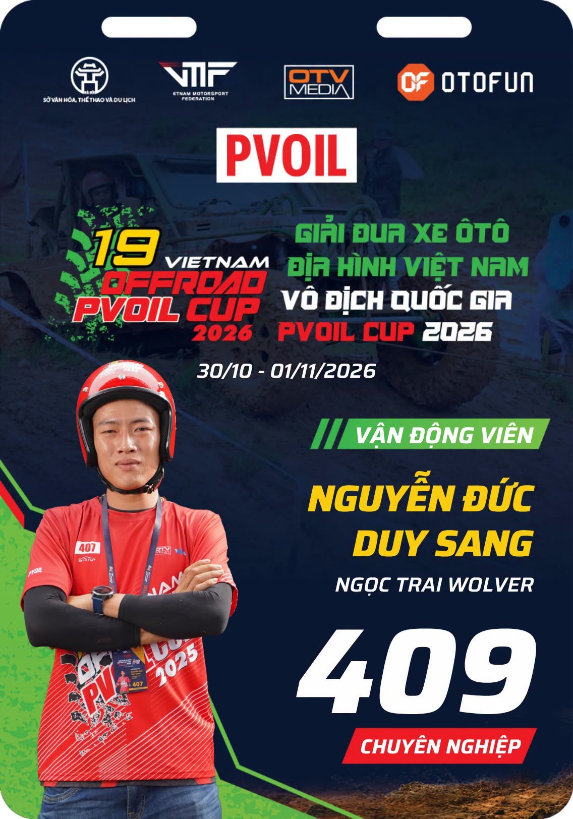 PVOIL VOC 2026: Dàn vận động viên Hạng Chuyên nghiệp lộ diện