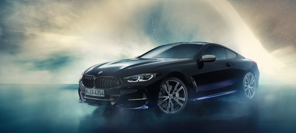 bmw m850i night sky che tac bang vat lieu ngoai hanh tinh