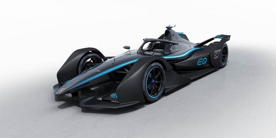 mercedes benz cong bo eq silver arrow 01 xe dien danh cho giai formula e