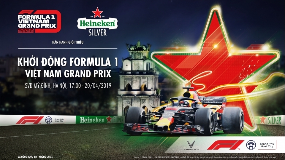 Giá vé chặng F1 Việt Nam từ 1,75 triệu đồng