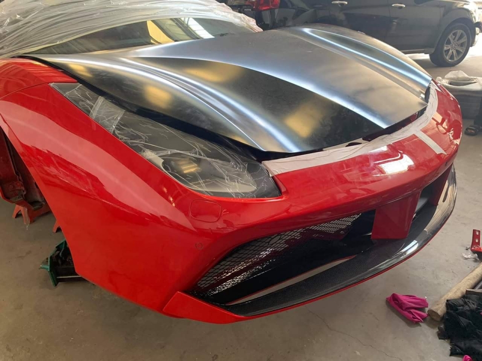 Tuấn Hưng sắp hồi sinh Ferrari 488GTB gặp tai nạn, tốn nhiều tỷ đồng ferrari 488gtb gap tai nan cua ca si tuan hung sap hoi sinh ton nhieu ty dong