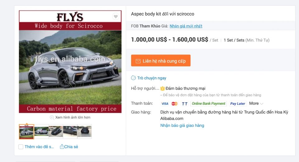 Volkswagen Scirocco 2011 độ "khủng" rao bán chỉ ngang Mazda 3 mua mới xe the thao volkswagen scirocco 2011 do khung rao ban chi ngang mazda 3 mua moi