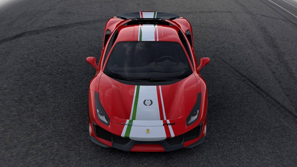 ferrari cong bo hinh anh ca 4 mau sac dac biet cua 488 pista piloti