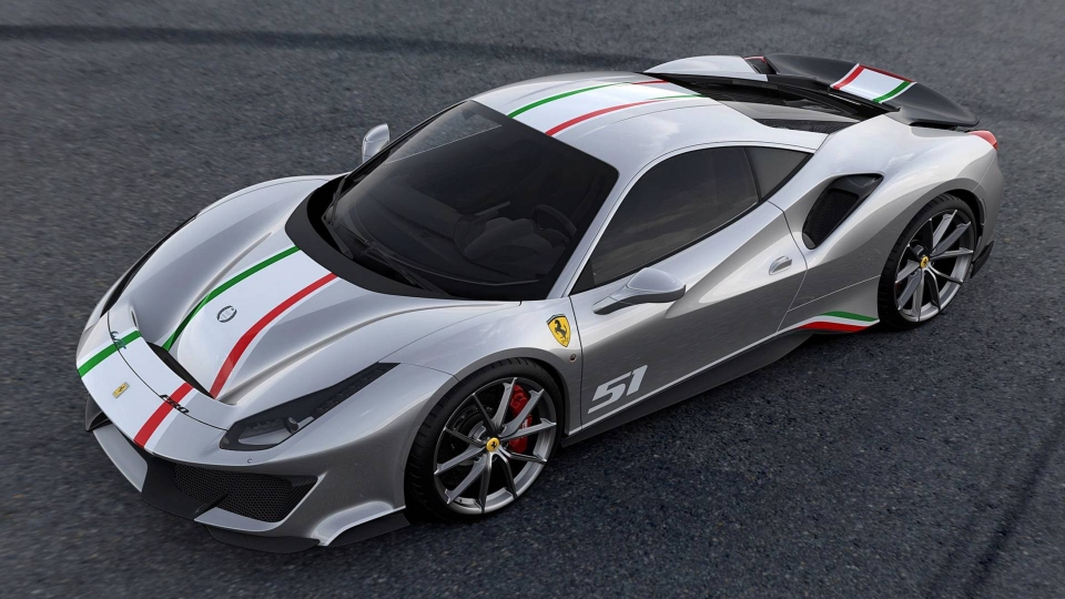 ferrari cong bo hinh anh ca 4 mau sac dac biet cua 488 pista piloti
