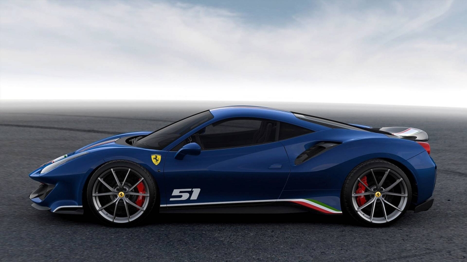 ferrari cong bo hinh anh ca 4 mau sac dac biet cua 488 pista piloti