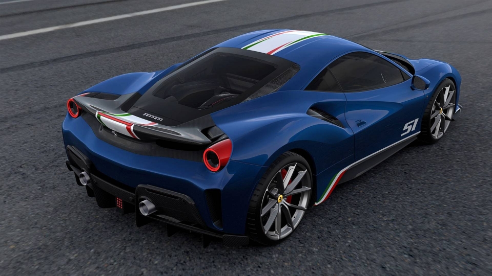 ferrari cong bo hinh anh ca 4 mau sac dac biet cua 488 pista piloti