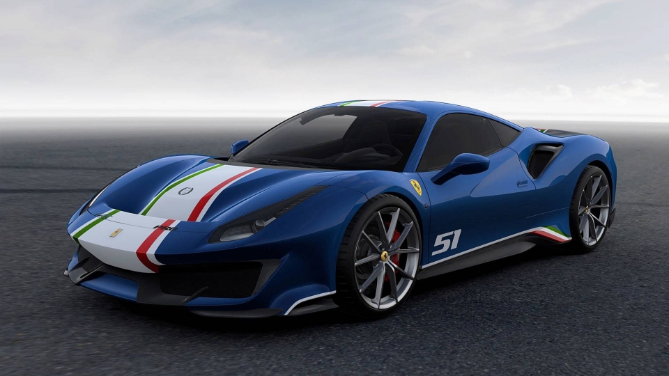 ferrari cong bo hinh anh ca 4 mau sac dac biet cua 488 pista piloti