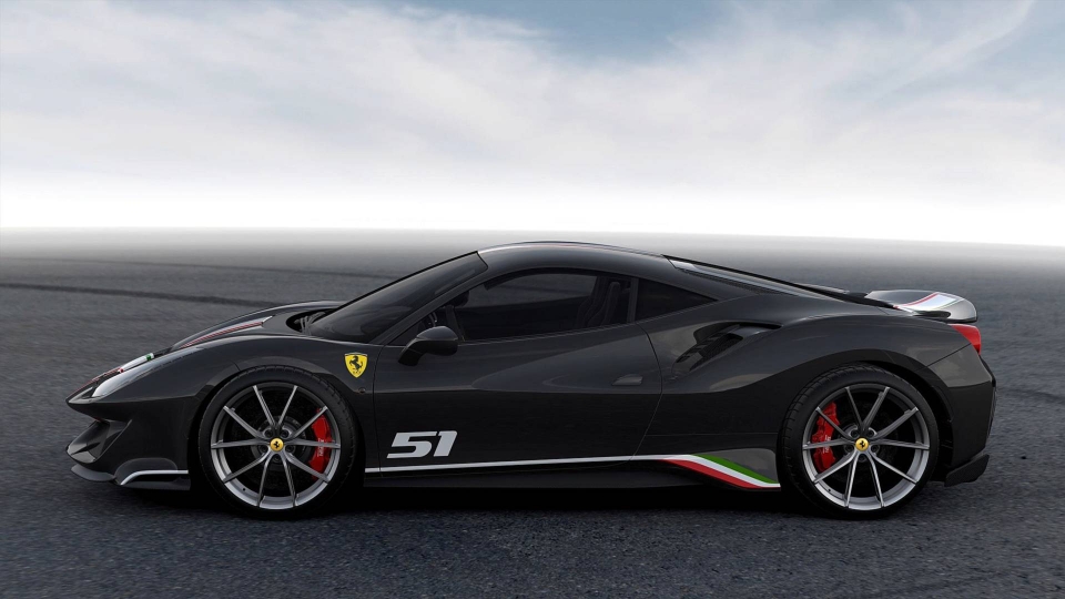 ferrari cong bo hinh anh ca 4 mau sac dac biet cua 488 pista piloti