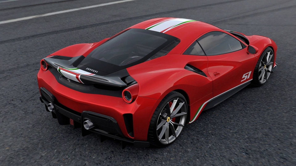 ferrari cong bo hinh anh ca 4 mau sac dac biet cua 488 pista piloti