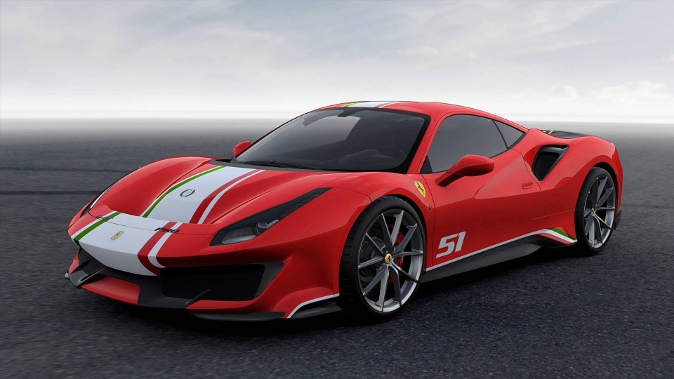 ferrari cong bo hinh anh ca 4 mau sac dac biet cua 488 pista piloti