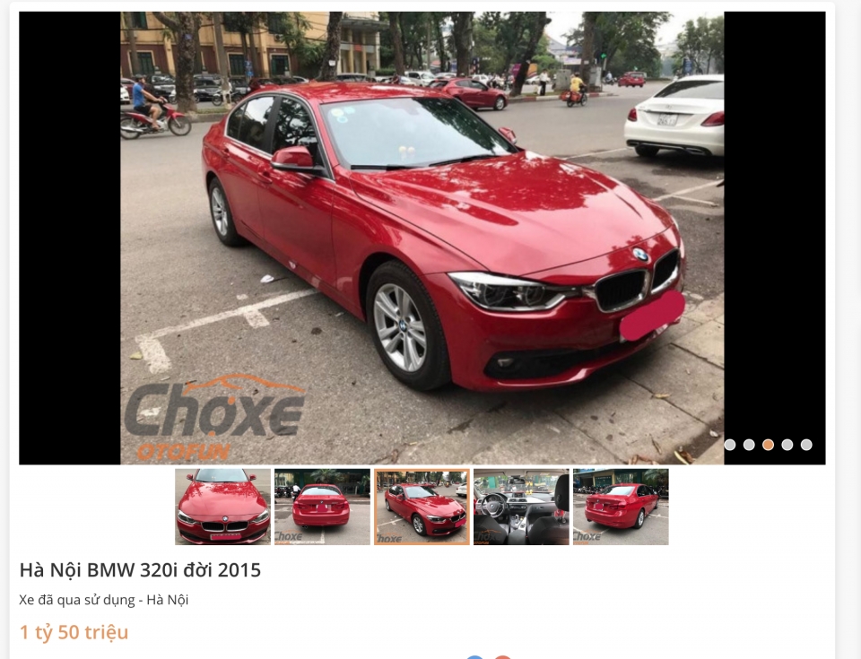 do them gan 1 ty toan do hieu bmw 320i chay 10 van duoc ban lai voi gia khong ngo