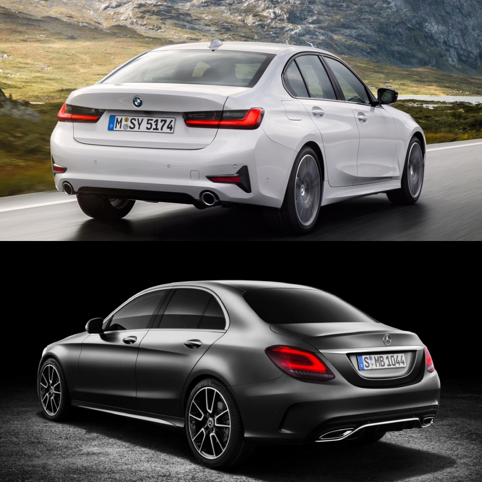 So sánh BMW 3-Series 2019 vừa ra mắt và Mercedes Benz C-Class so sanh noi ngoai that bmw 3 series 2019 vua ra mat va mercedes benz c class