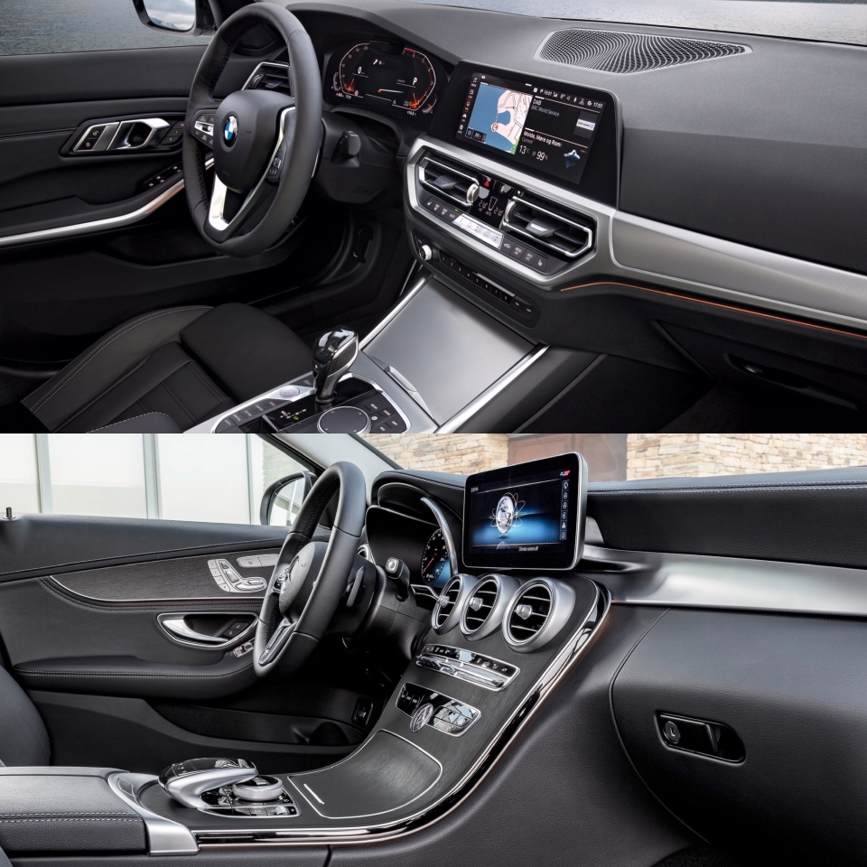 So sánh BMW 3-Series 2019 vừa ra mắt và Mercedes Benz C-Class so sanh noi ngoai that bmw 3 series 2019 vua ra mat va mercedes benz c class