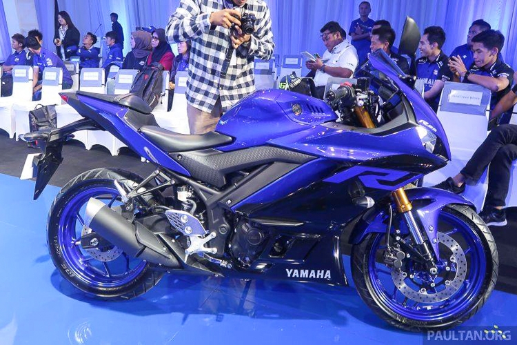 yamaha chinh thuc gioi thieu r3 va r25 moi cho thi truong thai lan