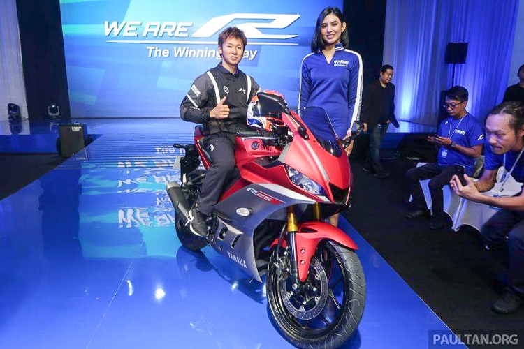 yamaha chinh thuc gioi thieu r3 va r25 moi cho thi truong thai lan