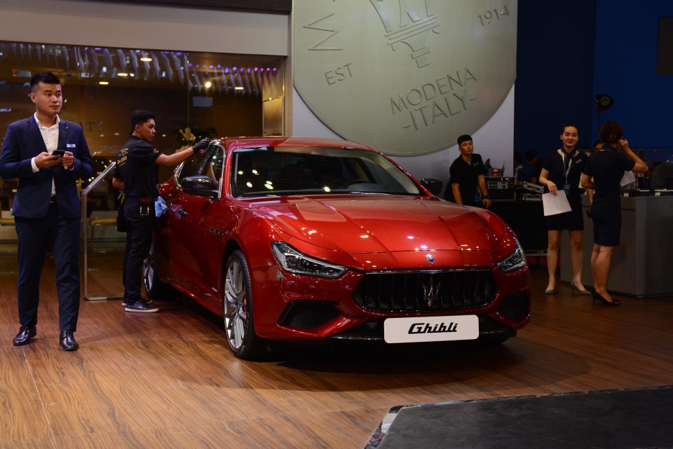 Ngắm dàn xe Ý của Maserati tại Việt Nam Motor Show 2018 vms2018 ngam dan xe y cua maserati tai viet nam motor show 2018