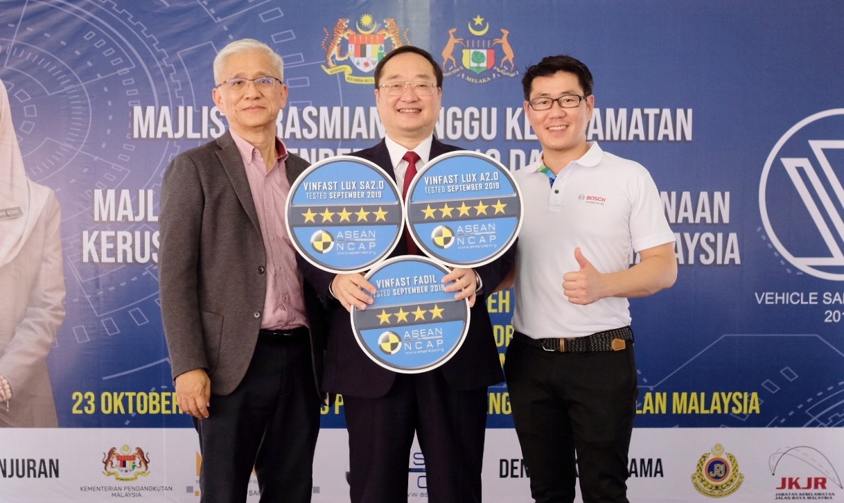 Vinfast chính thức nhận đánh giá an toàn của Asean Ncap vinfast chinh thuc nhan danh gia an toan cua asean ncap