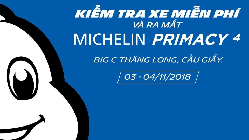 Kiểm tra xe miễn phí khi tham dự ra mắt lốp Michelin Primacy thế hệ 4