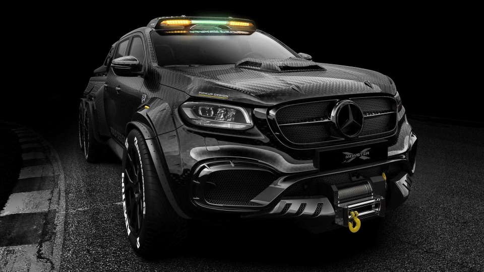 chiem nguong ban tai mercedes benz x class do 6 banh cuc ngau tu carlex design