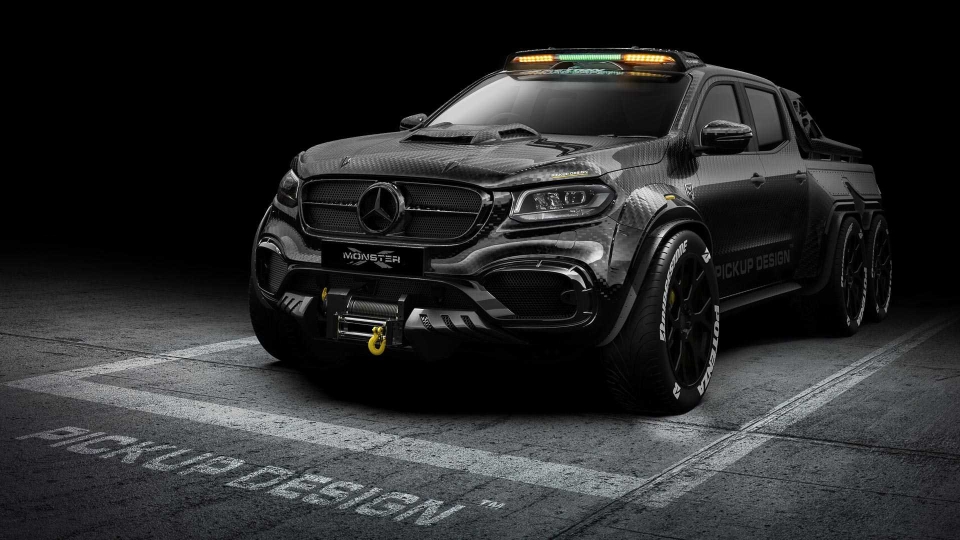 chiem nguong ban tai mercedes benz x class do 6 banh cuc ngau tu carlex design