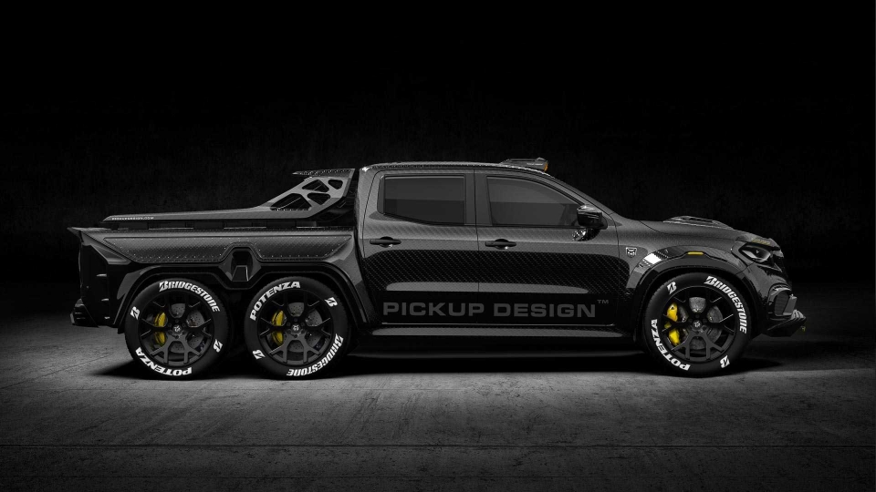 chiem nguong ban tai mercedes benz x class do 6 banh cuc ngau tu carlex design