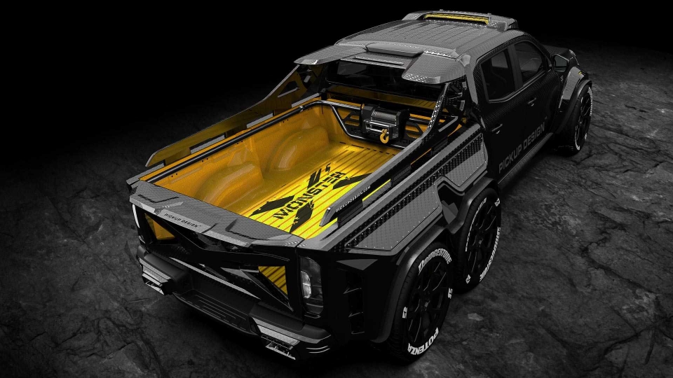 chiem nguong ban tai mercedes benz x class do 6 banh cuc ngau tu carlex design