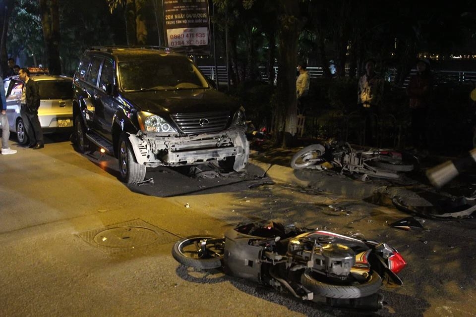 Xác định được danh tính nữ tài xế Lexus GX470 gây tai nạn liên hoàn da xac dinh duoc danh tinh nu tai xe xe lexus gay tai nan lien hoan