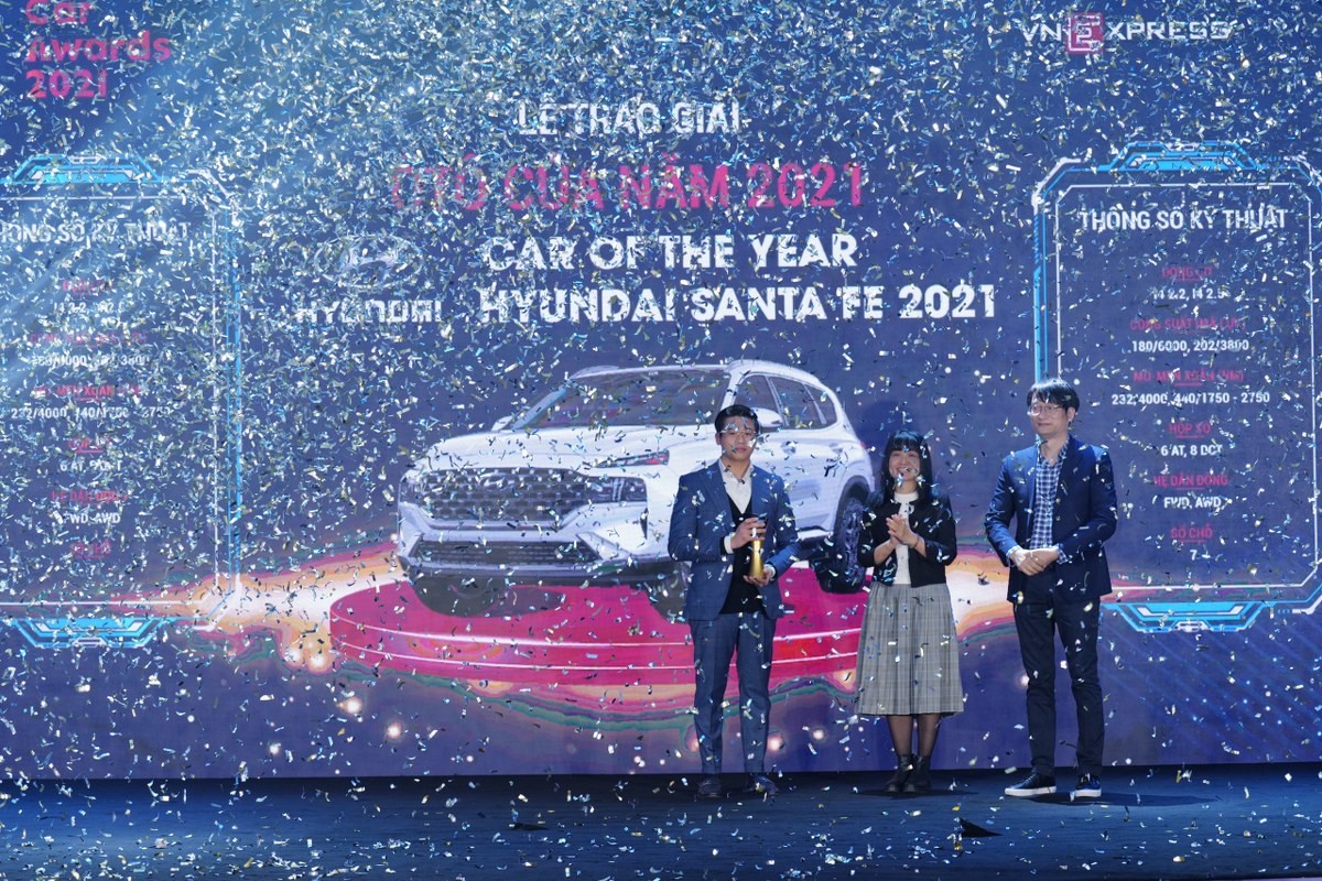 Hyundai SantaFe được chọn là Ô tô của năm 2021 Hyundai SantaFe được chọn là Ô tô của năm 2021
