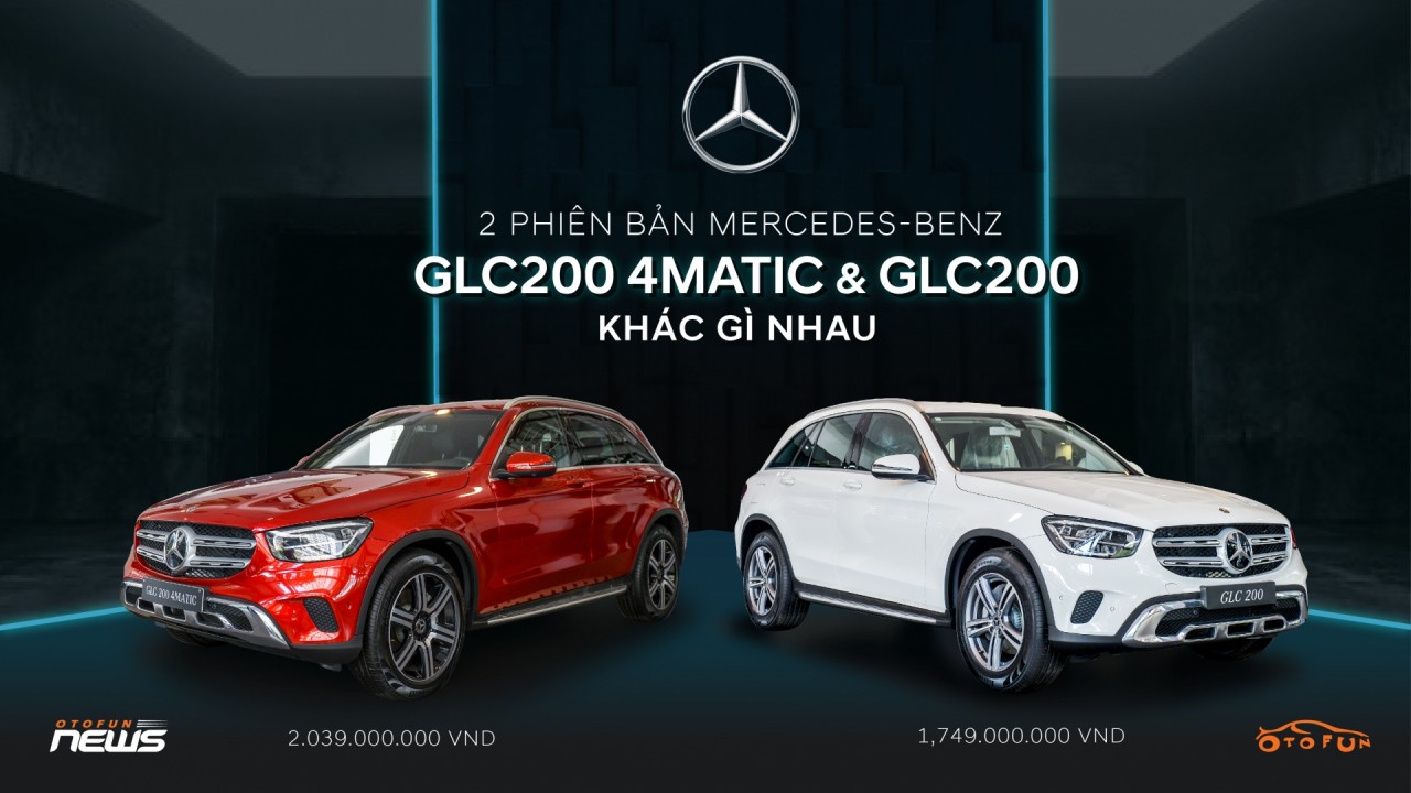 chenh lech 290 trieu dong mercedes glc200 4matic co gi hon phien ban glc200