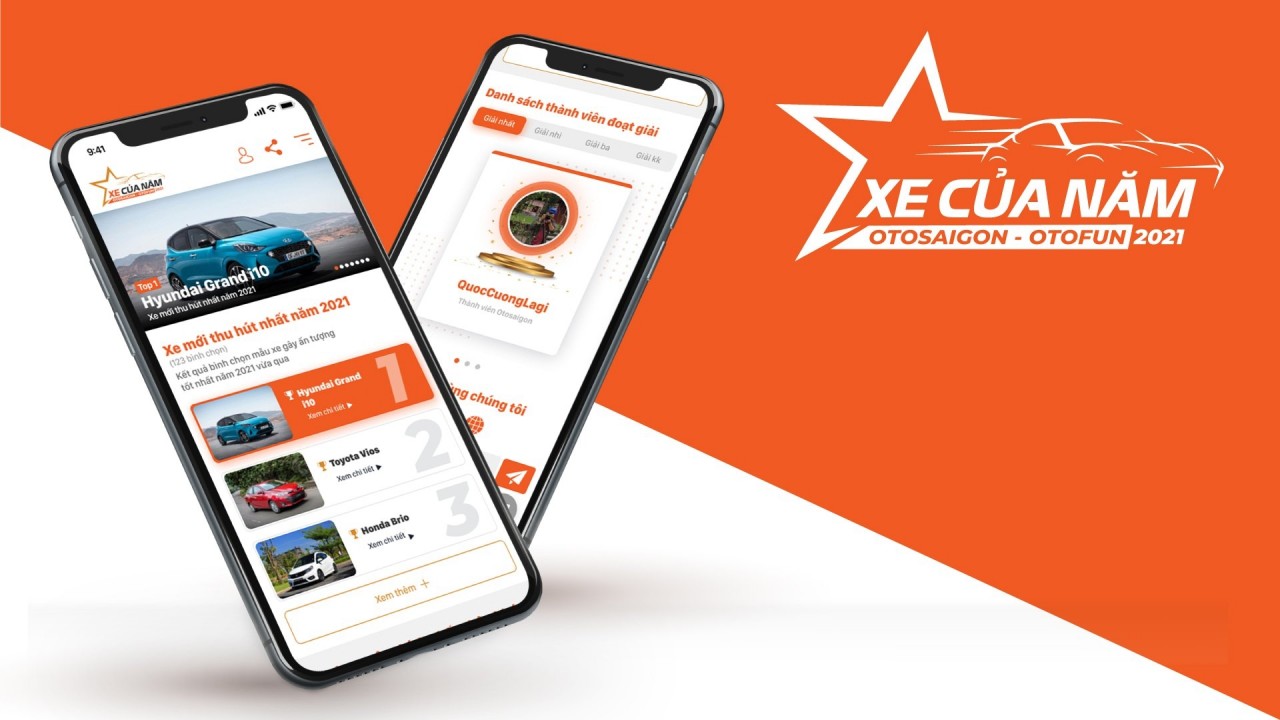 OTOFUN và OTOSAIGON đồng tổ chức Bình chọn Xe của năm 2021 OTOFUN và OTOSAIGON đồng tổ chức Bình chọn Xe của năm 2021