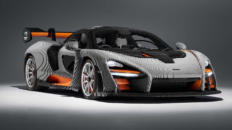 Mô hình siêu xe McLaren Senna lắp ráp từ 467.000 chi tiết 